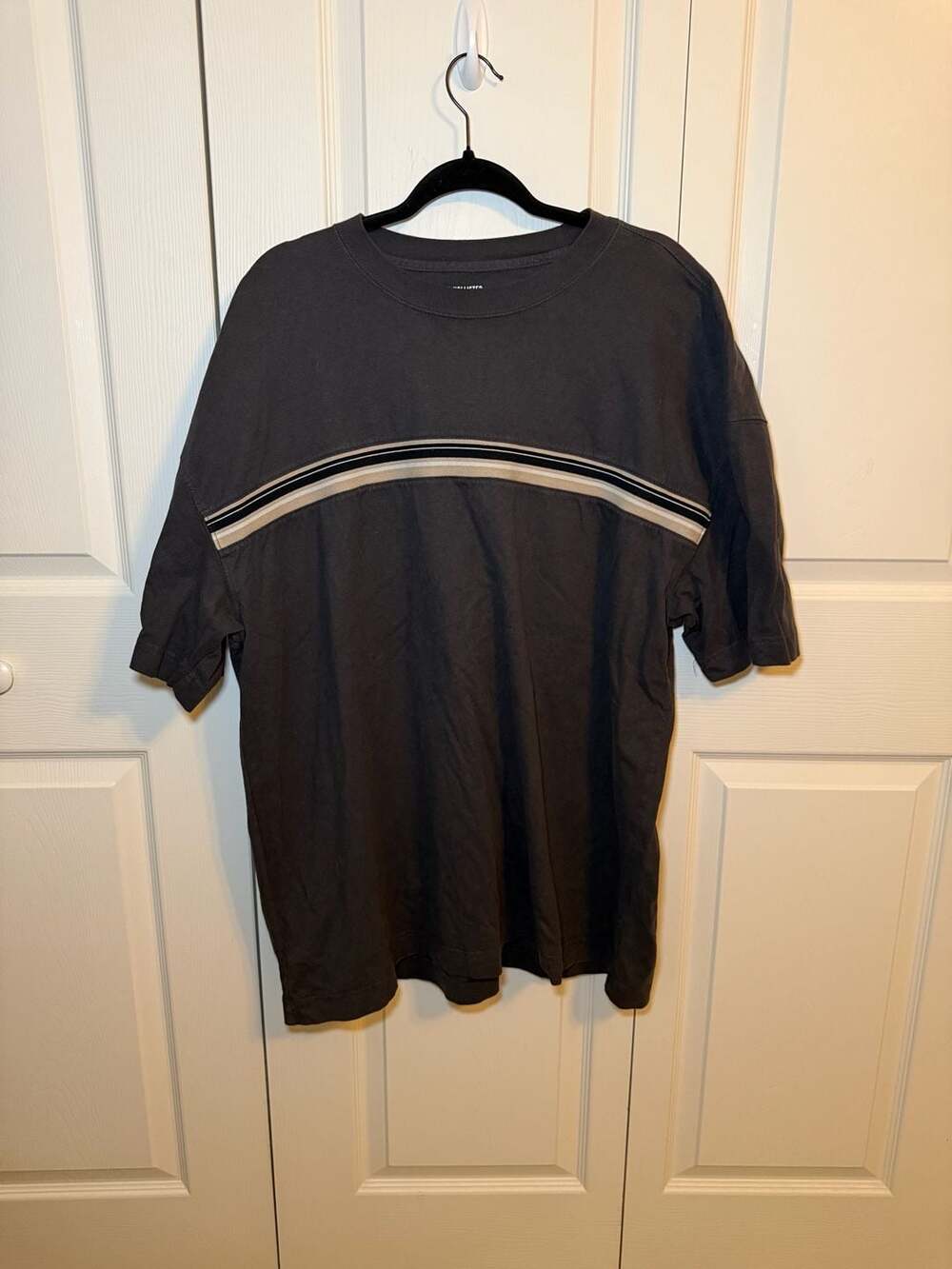 Hollister Heavyweight Boxy Fit Chest Stripe T-Shirt